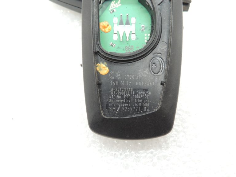 Oriģinālā BMW F07 F30 F10 F10 F11 F25 atslēgas tālvadības pults 868 MHz 9259721