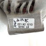 Ford Ranger P375 TKE 2.2TDCi alternators 210A alternators EB3T10300DA