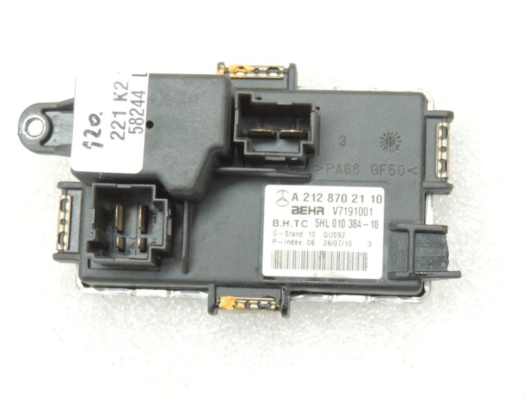 Oriģinālais Mercedes Benz E-Class W212 ventilatora rezistora vadības bloks A2128702110