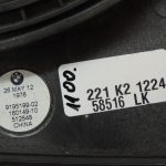 BMW 5. sērijas F10 F11 F18 LCI skaļrunis Centrālais bass kreisais 65139195199