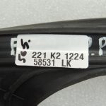 BMW 5. sērijas F10 F11 durvju loga blīvējums priekšējais kreisais 51337182273