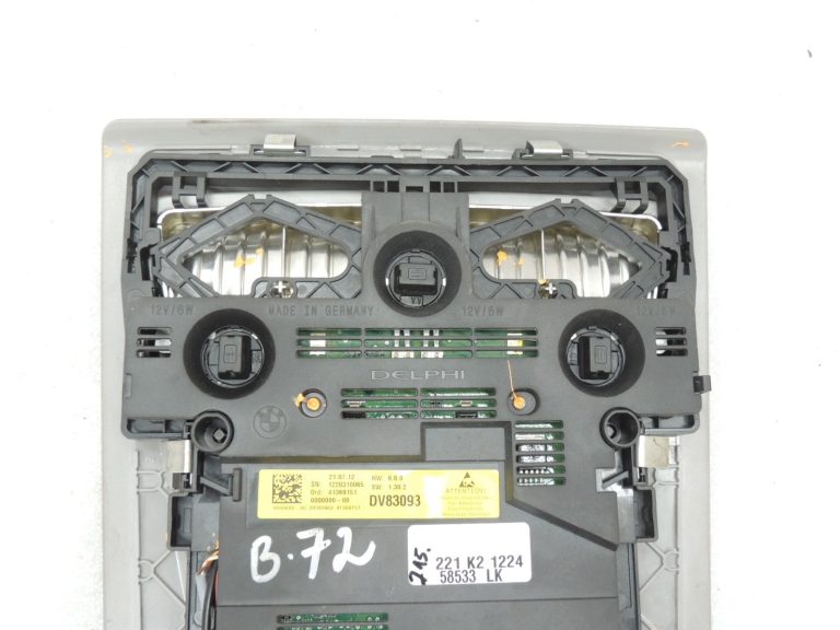 Oriģinālā BMW F06 F07 F10 F10 F11 Iekšējais apgaismojums Priekšējais lasīšanas lukturis 61319276230 EVEREST GREY
