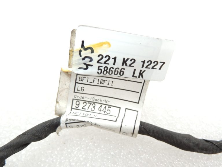 Oriģinālā BMW 5. sērijas F10 F11 durvju elektroinstalācijas instalācija pasažiera pusē priekšpusē pa labi 9273445