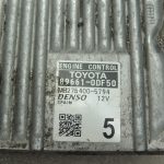 Toyota Yaris P13 1.3 VVT-i 1NRFE Motora vadības bloks Vadības bloks 896610DF50