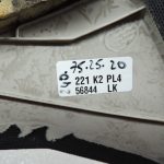 Mercedes-Benz C-Class W205 A-svārstgala apdare labā melna A20569002269F93