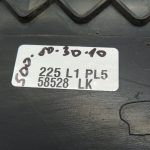 Oriģinālais BMW 5. sērijas F10 F18 aizmugurējā bampera apakšējā pārsegs 51127184765