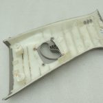 Oriģinālā BMW 5. sērijas F10 F11 B-sienas augšējā labā sijas apdare EVEREST GREY 9116350