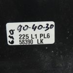 Ford Ranger P375 TKE Aizmugurējā labās puses riteņa arkas iekšējais oderējums AB392128344AD