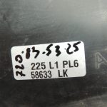 OE BMW F10 F11 F18 Priekšējā labās puses riteņa arkas iekšējā ieliktnis Priekšējās daļas 7186728