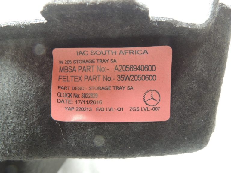 Oriģinālais Mercedes W205 bagāžnieka grīdas pārsegs A2056941700