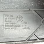 Oriģinālais BMW 5. sērijas F10 F11 centrālās konsoles kreisais vāks 9171567 Black