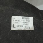 Oriģinālā Mercedes W205 riteņu arkas aizmugurējais kreisais riteņu arkas vāks A2056900730