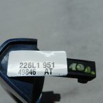 VW oriģināls durvju rokturis priekšējais aizmugurējais labais Z2Z2 H5X Nakts zils metālisks