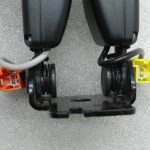 Volvo V40 oriģinālā drošības jostu sprādzes aizmugurējā centrā 31377484