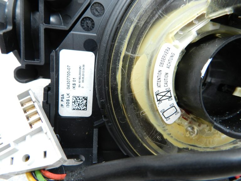 Peugeot 508 oriģināls stūres leņķa sensors gaisa spilvena slīdēšanas gredzens spole atspere