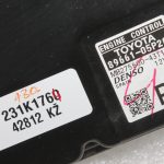 Oriģināls Toyota Avensis T27 1.8 2ZR-FAE motora vadības bloks 89661-05P20, 8966105P20