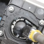 Oriģinālais Opel Antara A 6 pakāpju manuālās pārnesumkārbas pārnesumu svira 22799208, 25191000