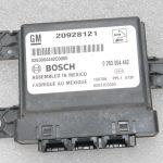 Opel Meriva B Astra J Insignia A PDC stāvvietas palīgierīces vadības bloks 20928121, 1232443
