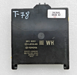 Toyota Yaris IV (XP210) 1.5 HEV MPX Body control unit 892200DB10, 89221-K0020
