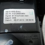 Mercedes E W212 oriģinālā ventilācijas atvere Aizmugurējā centrālā gaisa sprausla