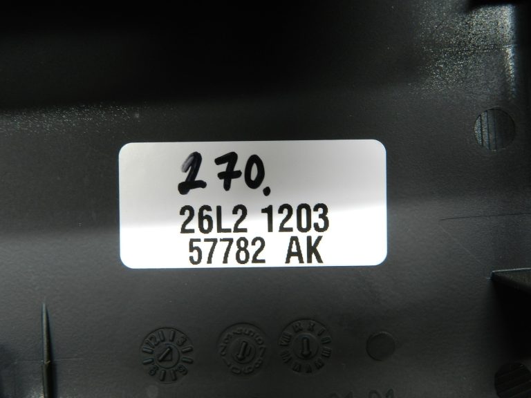 Mercedes E W212 oriģinālā ventilācijas atvere Aizmugurējā centrālā gaisa sprausla
