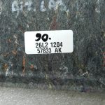 Mercedes E W212 Oriģinālais bagāžnieka paneļu apdare labajā pusē