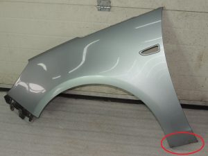 Opel Zafira C priekšējais kreisais dubļusargs GEV 13355187
