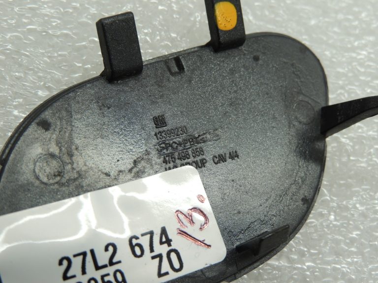 OEM Opel Corsa E priekšējā bampera velkošā acs vāks GF6 gaiši pelēks