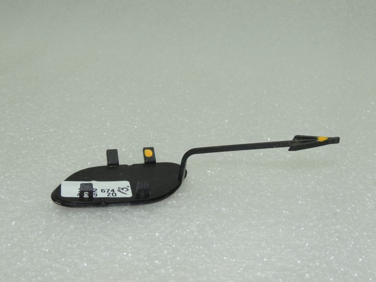 OEM Opel Corsa E priekšējā bampera velkošā acs vāks GF6 gaiši pelēks