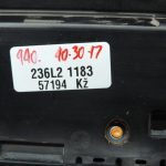 Oriģināls Ford Ranger TKE PX2 gaisa kondicionēšanas vadības panelis EB3T-18E245-FJ3ENU