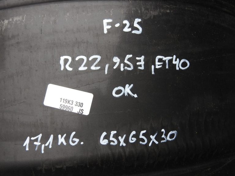 1x IMAGE alumīnija disks R22 6×139,7 ET40 9,5J rezerves ritenis Ford Ranger pikapam