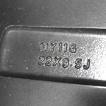 1x IMAGE alumīnija disks R22 6×139,7 ET40 9,5J rezerves ritenis Ford Ranger pikapam