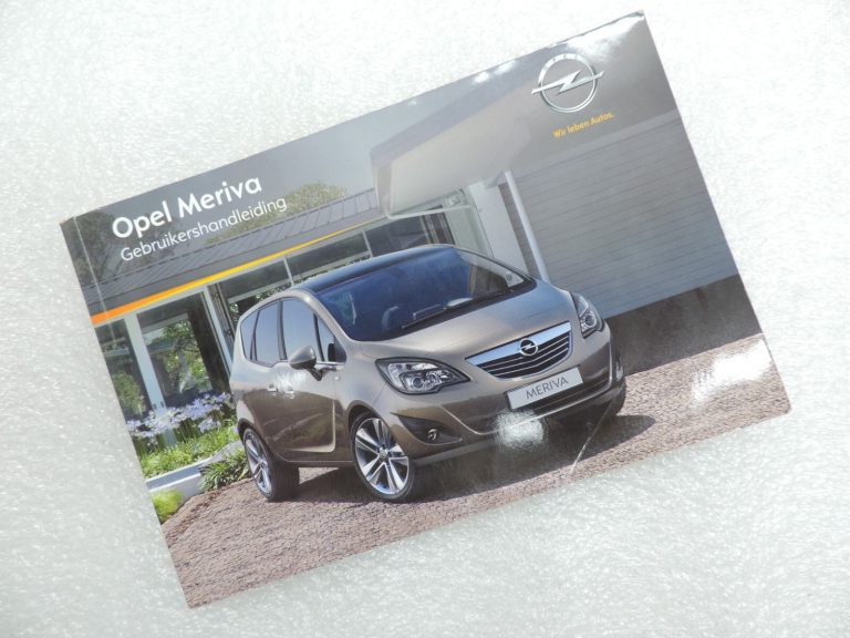 Oriģinālais Opel Meriva B Handleiding Handboekset in het Nederlands 09921711