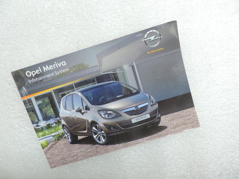 Oriģinālais Opel Meriva B Handleiding Handboekset in het Nederlands 09921711
