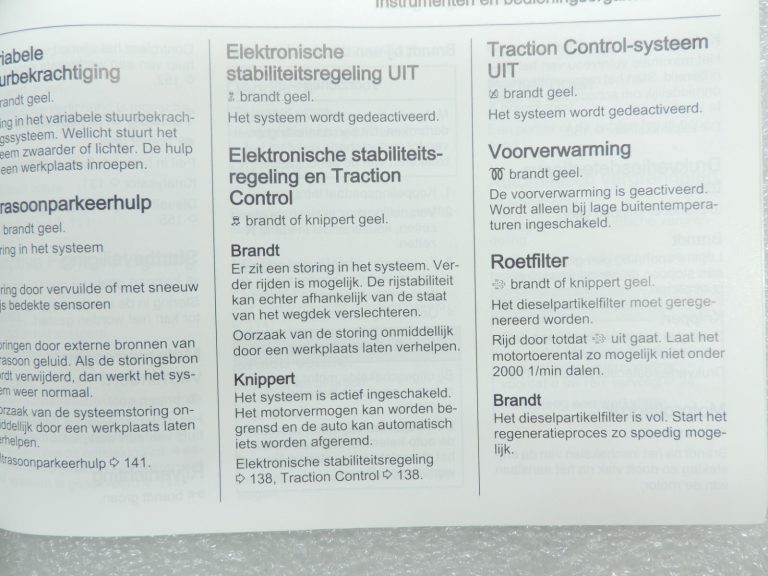 Oriģinālais Opel Meriva B Handleiding Handboekset in het Nederlands 09921711