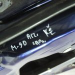 2012 Mazda 6 GJ Aizmugurējās aizmugurējās labās durvis 35J vētraini zila GHY17202XA