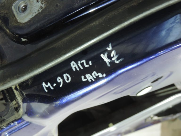 2012 Mazda 6 GJ Aizmugurējās aizmugurējās labās durvis 35J vētraini zila GHY17202XA