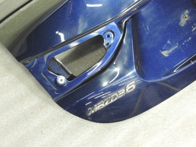 2012 Mazda 6 GJ aizmugurējā bagāžnieka vāks 35J Stormy Blue GHY05261X