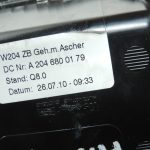 Oriģinālais Mercedes Benz E-Class W212 pelnu trauka rāmis cigarešu aizdedzinātājs
