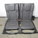 Renault Espace V Brown ādas avārijas sēdekļi aizmugurē 3 rindas HARM02