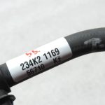 Oriģināla Toyota Avensis T25 2.0d/2.2d dzesēšanas šķidruma rezervuāra šļūtene, apvedceļš Nr.1
