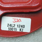 Oriģinālais 2011-2020 Toyota Yaris P13 degvielas uzpildes vāciņš Super Red (3P0)