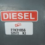 Oriģināls Toyota Yaris P9 dīzeļdegvielas uzpildes vāciņš sudraba krāsā (1F8) 7735052130
