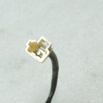 Oriģinālā Toyota Yaris P9 drošības jostas sprādze priekšējā labā tumši pelēka 732300D170B0