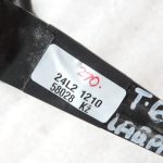 Oriģinālā Toyota Yaris P9 drošības jostas sprādze priekšējā labā tumši pelēka 732300D170B0
