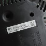 Oriģināls Toyota Yaris P13 1.0/1.3 benzīna spidometra mērinstrumentu komplekts 83800-0DP50