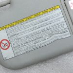 Oriģināls 2012-2014 Toyota Yaris P13 Saules aizsarglīdzeklis priekšējais labais 743100D700B0