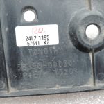 Oriģināls 2012-2020 Toyota Yaris P13 aizmugurējā bampera apakšējā paneļa pārklājums