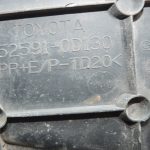 Oriģināls 2012-2014 Toyota Yaris P13 aizmugurējā labās riteņa arkas uzlikas uzlikas 525910D130