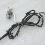 2012-2014 Toyota Yaris P13 Aizmugurējo miglas lukturu instalācija ar spuldzes turētāju